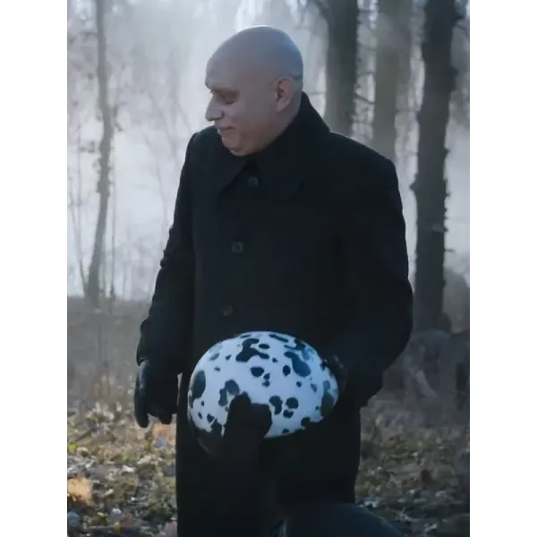 Wednesday 2022 Uncle Fester Black Coat Wednesday 2022 Uncle Fester Black Coat