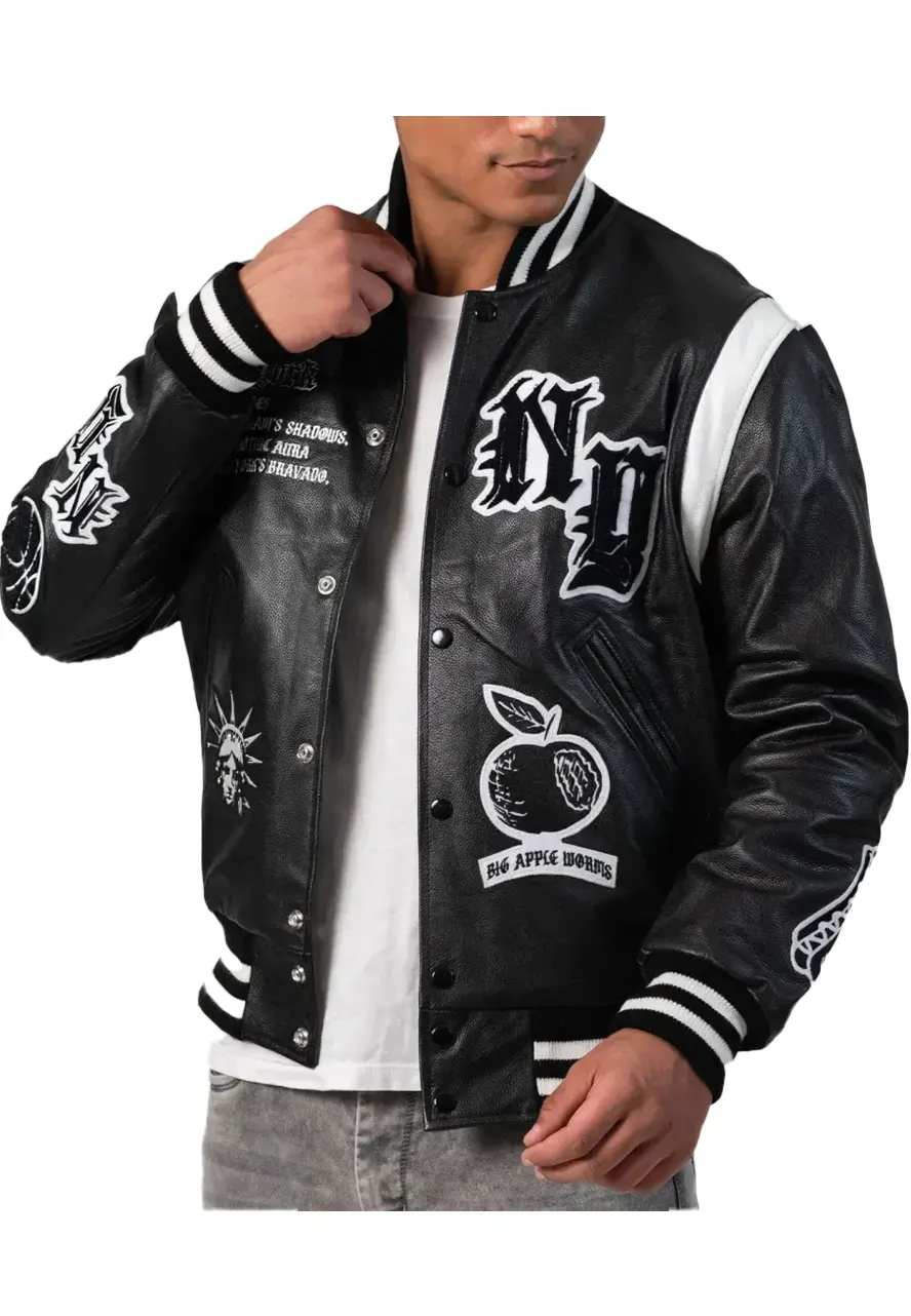 Films Jackets Welcome to New York Limited Edition Letterman Jacket