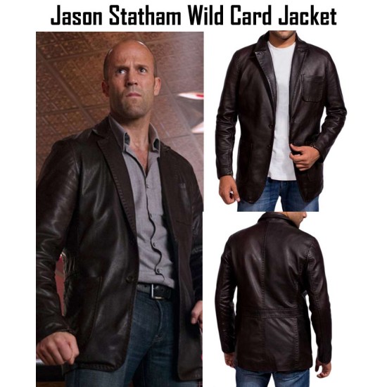 Nick Escalante Wild Card Jason Statham Leather Jacket