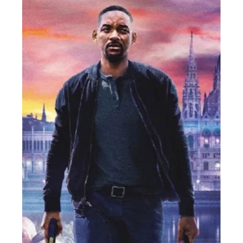 Will Smith Gemini Man Black Jacket