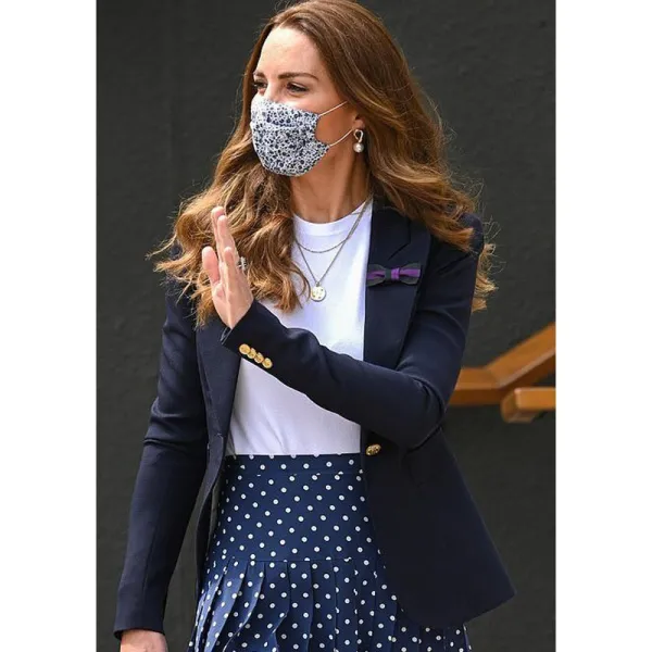 Wimbledon Kate Middleton Blue Blazer Wimbledon Kate Middleton Blue Blazer