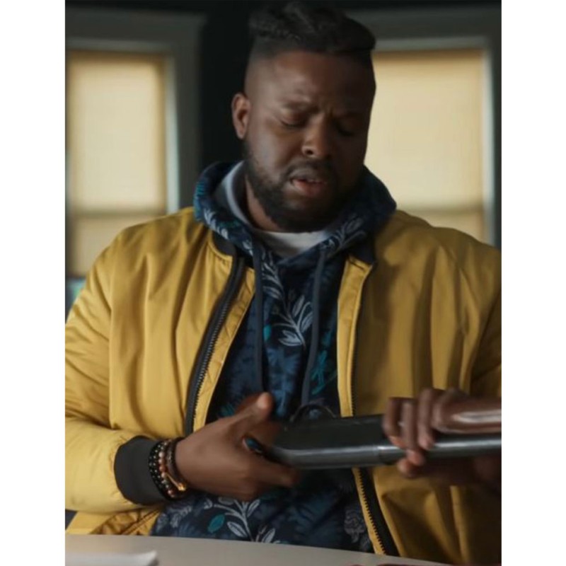 Winston Duke Spenser Confidential Bomber Jacket Winston Duke Spenser Confidential Bomber Jacket