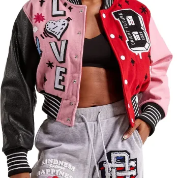 Women Love And Basketball Varsity Jacket