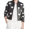 Women Maje Heart Motorcycle Leather Jacket Women Maje Heart Motorcycle Leather Jacket