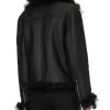 Women's Biker Asymmetrical Shearling Leather Jacket Women's Biker Asymmetrical Shearling Leather Jacket