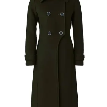 Women’s Double Face Elodie Military Green Coat