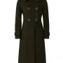 Women’s Double Face Elodie Military Green Coat