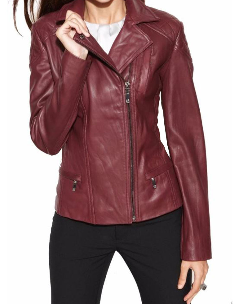 burgundy jacket womens