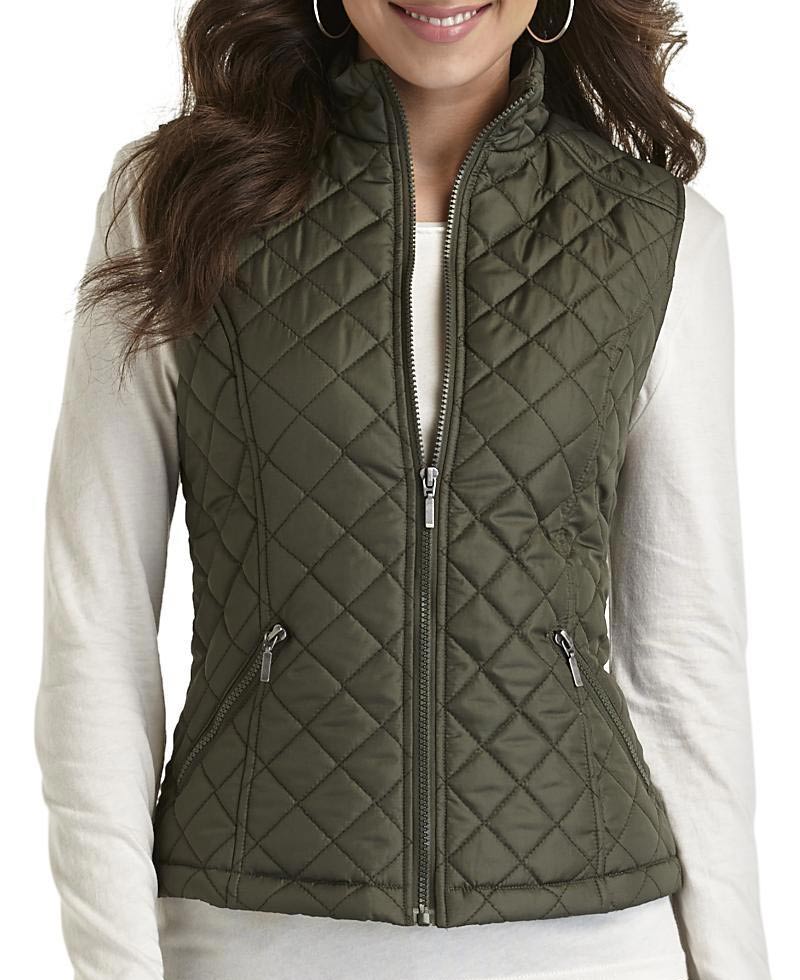 ladies quilted vests