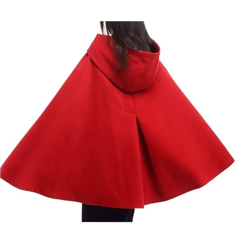 Womens Halloween Cloak Red Coat Womens Halloween Cloak Red Coat