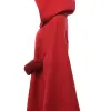 Womens Halloween Cloak Red Coat Womens Halloween Cloak Red Coat