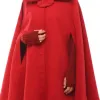 Womens Halloween Cloak Red Coat Womens Halloween Cloak Red Coat