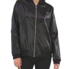 Women's OK Go Satin Black Jacket Women's OK Go Satin Black Jacket