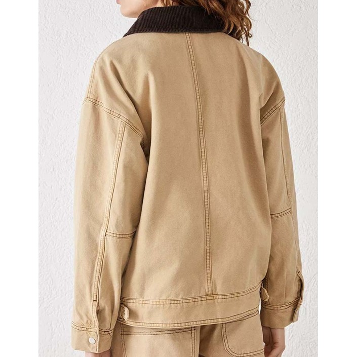 Women's Padded Cotton Canvas Jacket Women's Padded Cotton Canvas Jacket