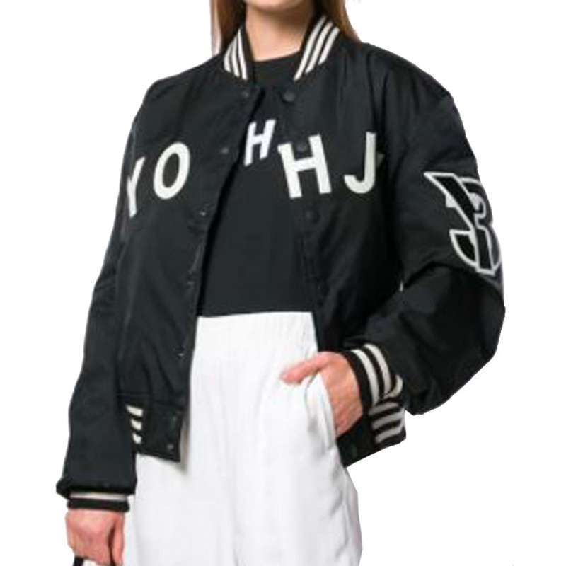 Women's Bomber Y3 Logo Jacket Women's Bomber Y3 Logo Jacket