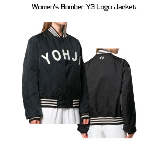 Women's Bomber Y3 Logo Jacket