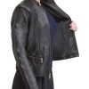 Women's Promo Scuba Casual Black Leather Jacket Women's Promo Scuba Casual Black Leather Jacket