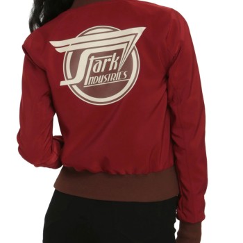 Women's Stark Industries Bomber Satin Jacket