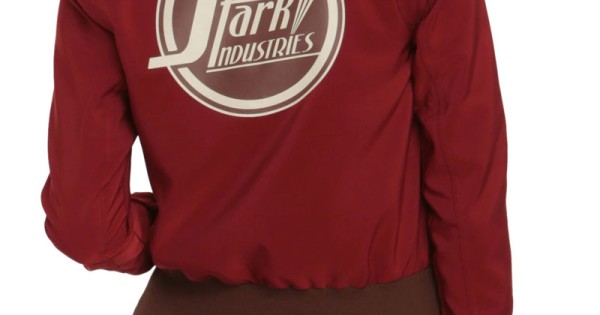 Women s Satin Red Stark Industries Jacket