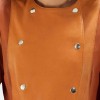 Women's Overlap Tan Leather Jacket