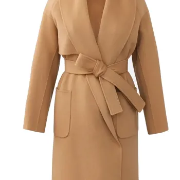 Women’s Thalia Brown Wool Coat