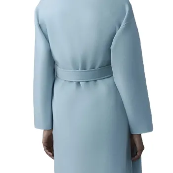 Women’s Thalia Light Blue Wool Coat