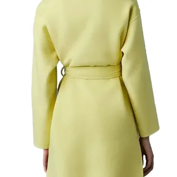 Women’s Thalia Palm Line Wool Coat