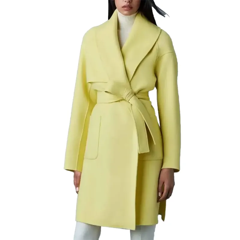 Women’s Thalia Palm Line Wool Coat Women’s Thalia Palm Line Wool Coat