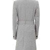 Women's Designer Grey Belted Coat Women's Designer Grey Belted Coat