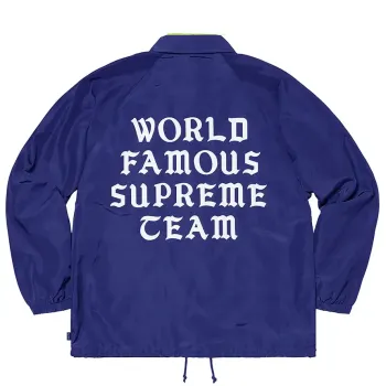 World Famous Supreme Team Blue Bomber Jacket