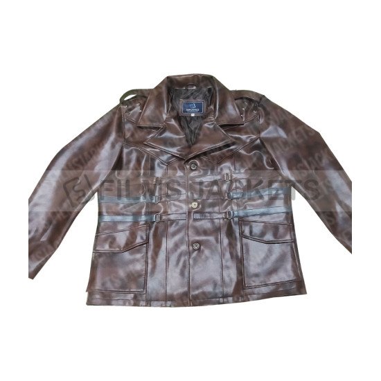 Bray Wyatt Brown Leather Jacket