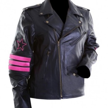 Hitman Bret Hart Motorcycle Leather Jacket