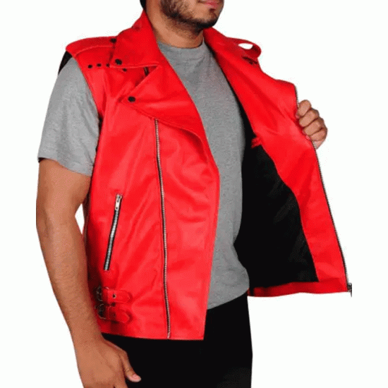 Shinsuke Nakamura Red Leather Vest