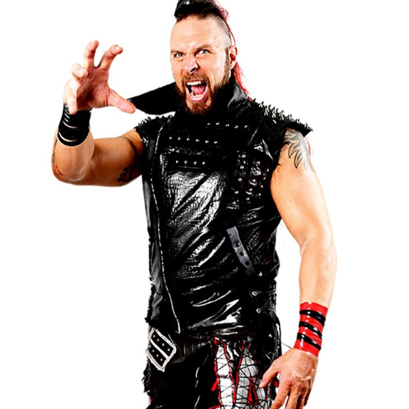 WWE Lance Archer Asymmetrical Leather Vest WWE Lance Archer Asymmetrical Leather Vest