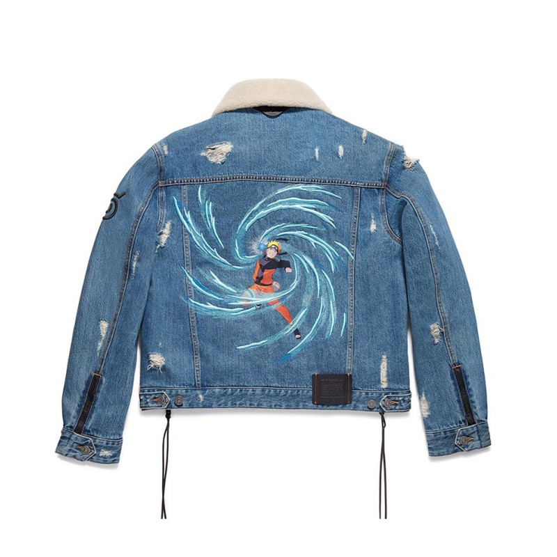 Michael B Jordan Naruto Denim Jacket Michael B Jordan Naruto Denim Jacket