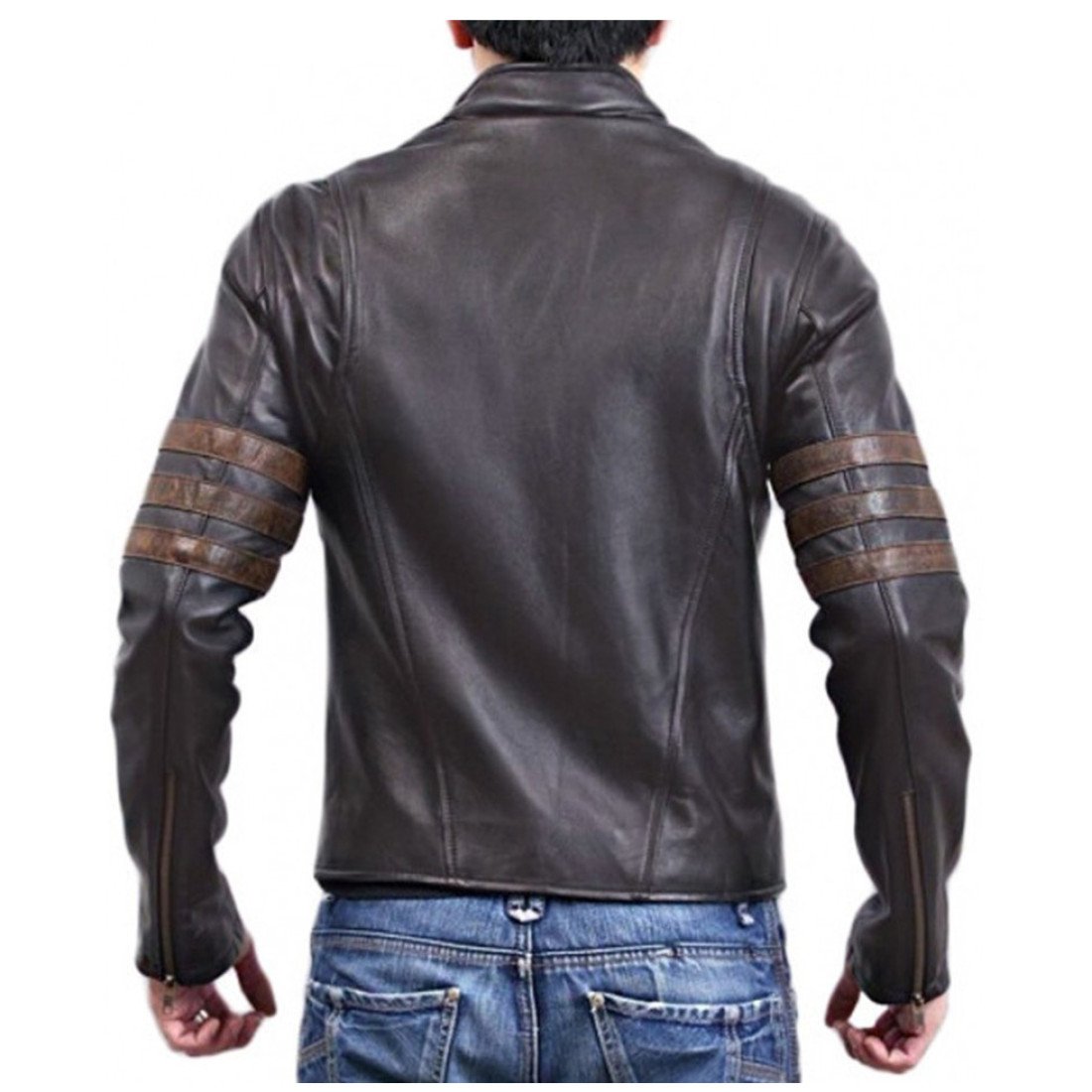 Hugh Jackman XMen Origins Wolverine Leather Jacket Film