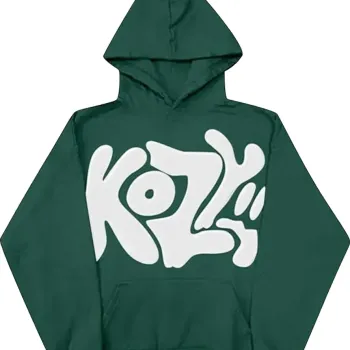 Y2K kozy Green hoodie