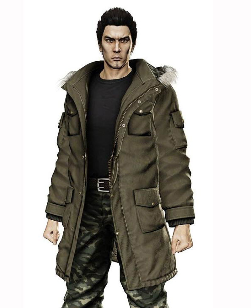 green parka coat