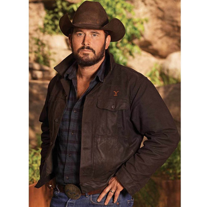 Yellowstone Cole Hauser Black Jacket Yellowstone Cole Hauser Black Jacket