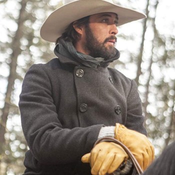 Yellowstone Ryan Bingham Black Peacoat