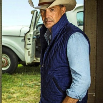 Kevin Costner Yellowstone Blue Vest