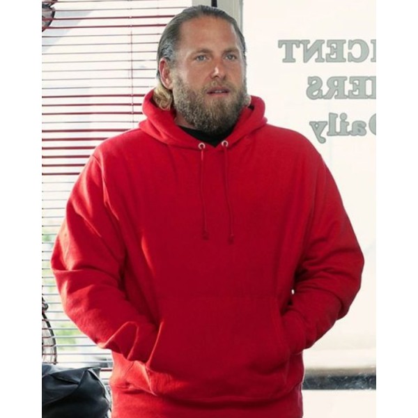 You People 2023 Ezra Red Fleece Hoodie You People 2023 Ezra Red Fleece Hoodie