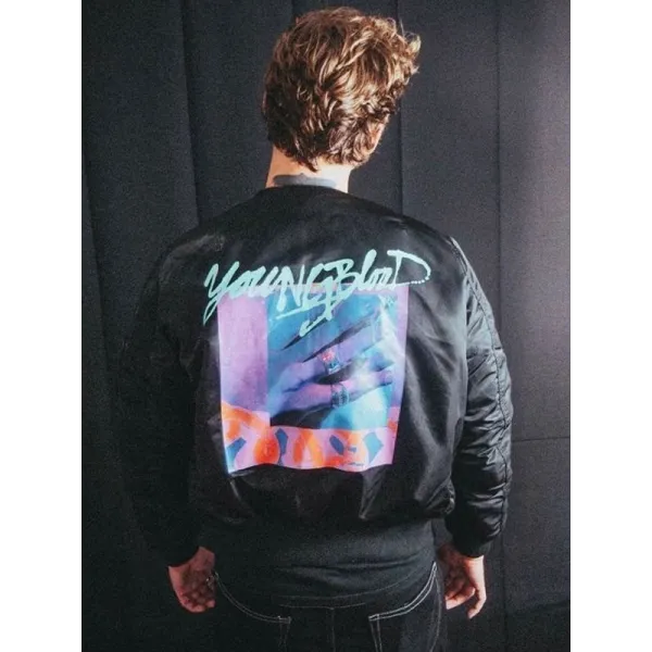 Youngblood 5SOS Michael Clifford Bomber Jacket Youngblood 5SOS Michael Clifford Bomber Jacket