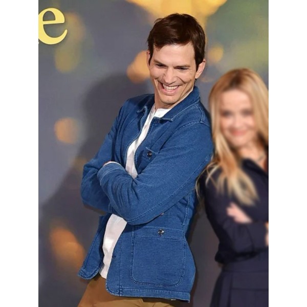Your Place or Mine 2023 Ashton Kutcher Denim Jacket Your Place or Mine 2023 Ashton Kutcher Denim Jacket