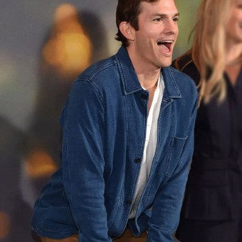Your Place or Mine 2023 Ashton Kutcher Denim Jacket