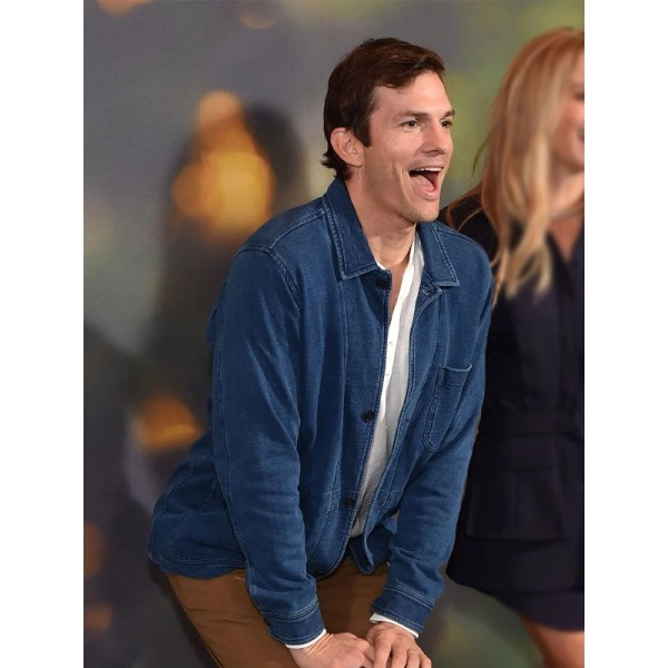 Your Place or Mine 2023 Ashton Kutcher Denim Jacket Your Place or Mine 2023 Ashton Kutcher Denim Jacket