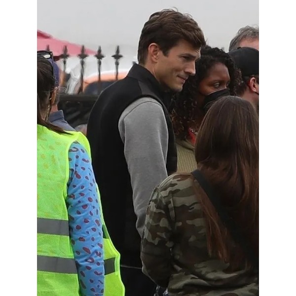 Your Place or Mine 2023 Ashton Kutcher Vest Your Place or Mine 2023 Ashton Kutcher Vest