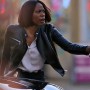 Yvonne Orji Spontaneous Leather Jacket