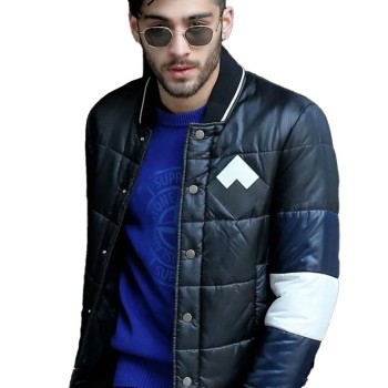 Zayn Malik Puffer Black Jacket