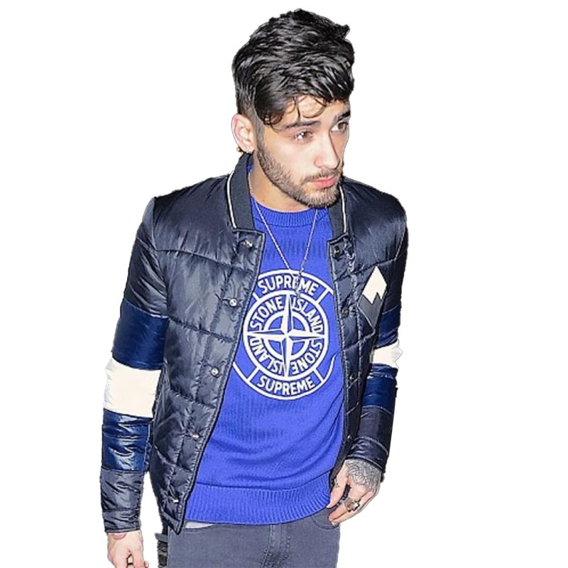 Zayn Malik Puffer Black Jacket Zayn Malik Puffer Black Jacket